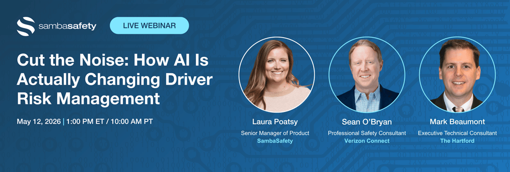 AI in Driver Risk Mgmt Webinar Page Banner