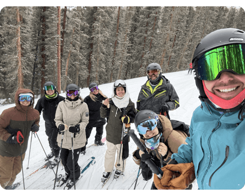 Photo of SambaSafety employees at a ski event Photo of SambaSafety employees at a ski event