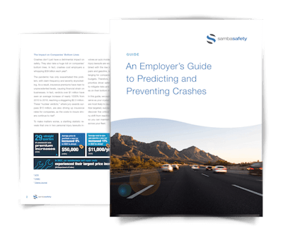 SambaSafety's guide on predicting and preventing car crashes SambaSafety's guide on predicting and preventing car crashes