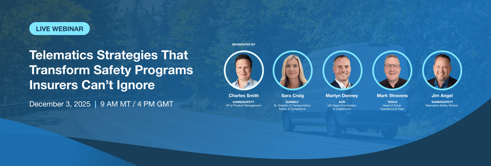 Telematics Strategies That Transform Safety Programs Insurers Cant Ignore Live Webinar Website Banner