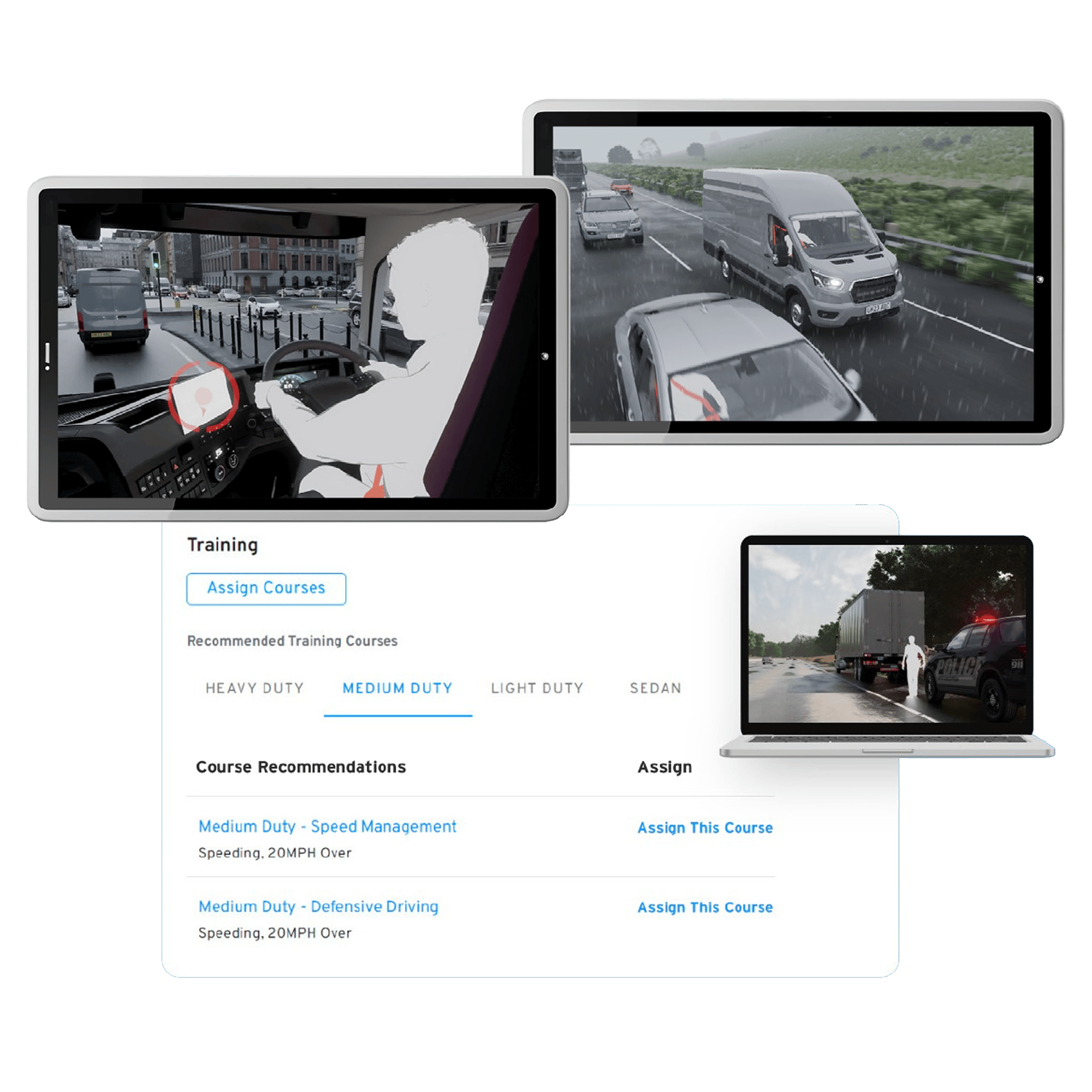 Targeted eLearning Modules for Car, Van and HGV Drivers