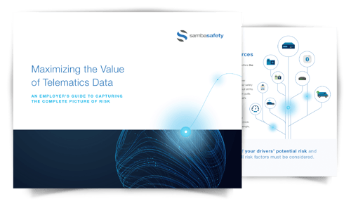 SambaSafety's guide, Maximizing the Value of Telematics Data SambaSafety's guide, Maximizing the Value of Telematics Data