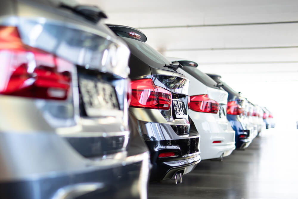 line-of-vehicle-bumpers-to-represent-telematics