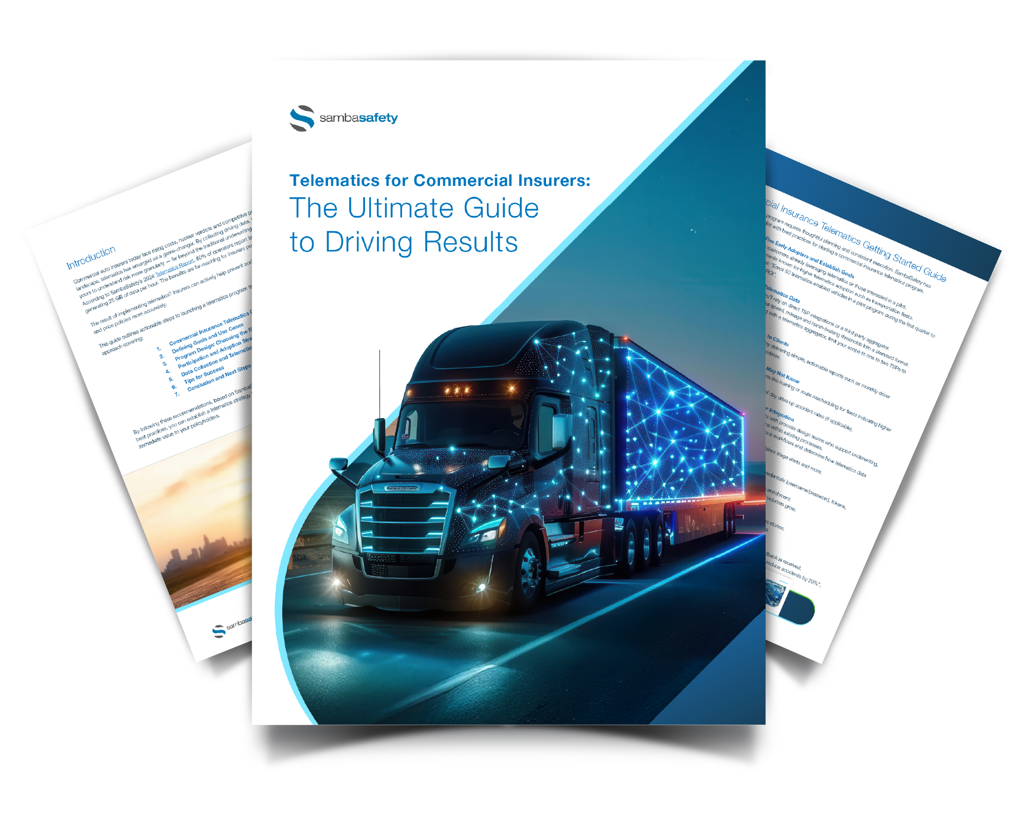 Cover image of SambaSafety's 2025 Telematics Guide