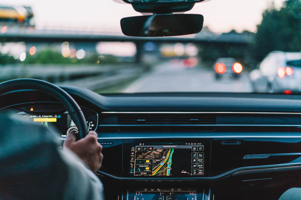 image of employee driver focused on the road because their company is leveraging distracted driving technology