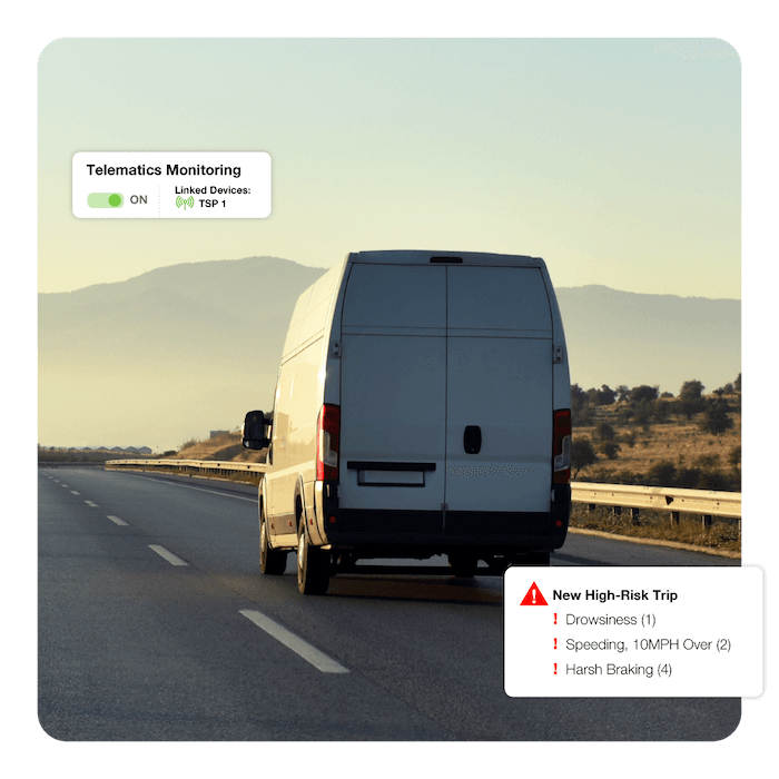 SambaSafety's telematics monitoring solution SambaSafety's telematics monitoring solution