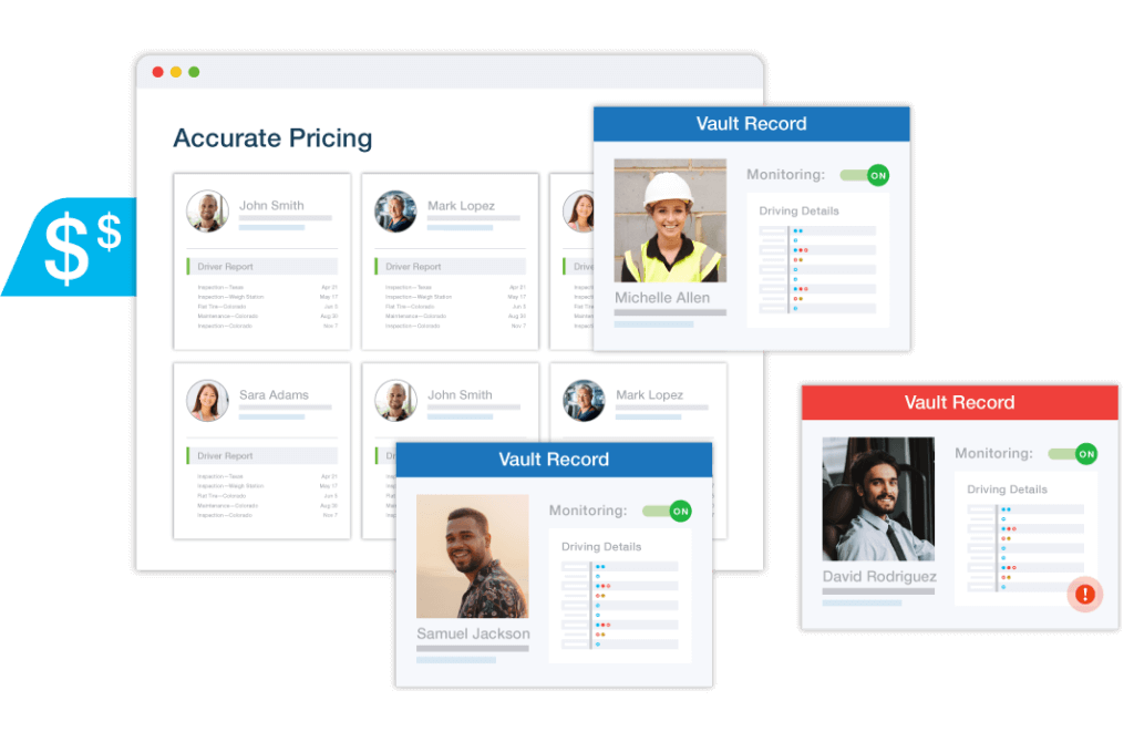 illustration of accurate pricing with employee profiles
