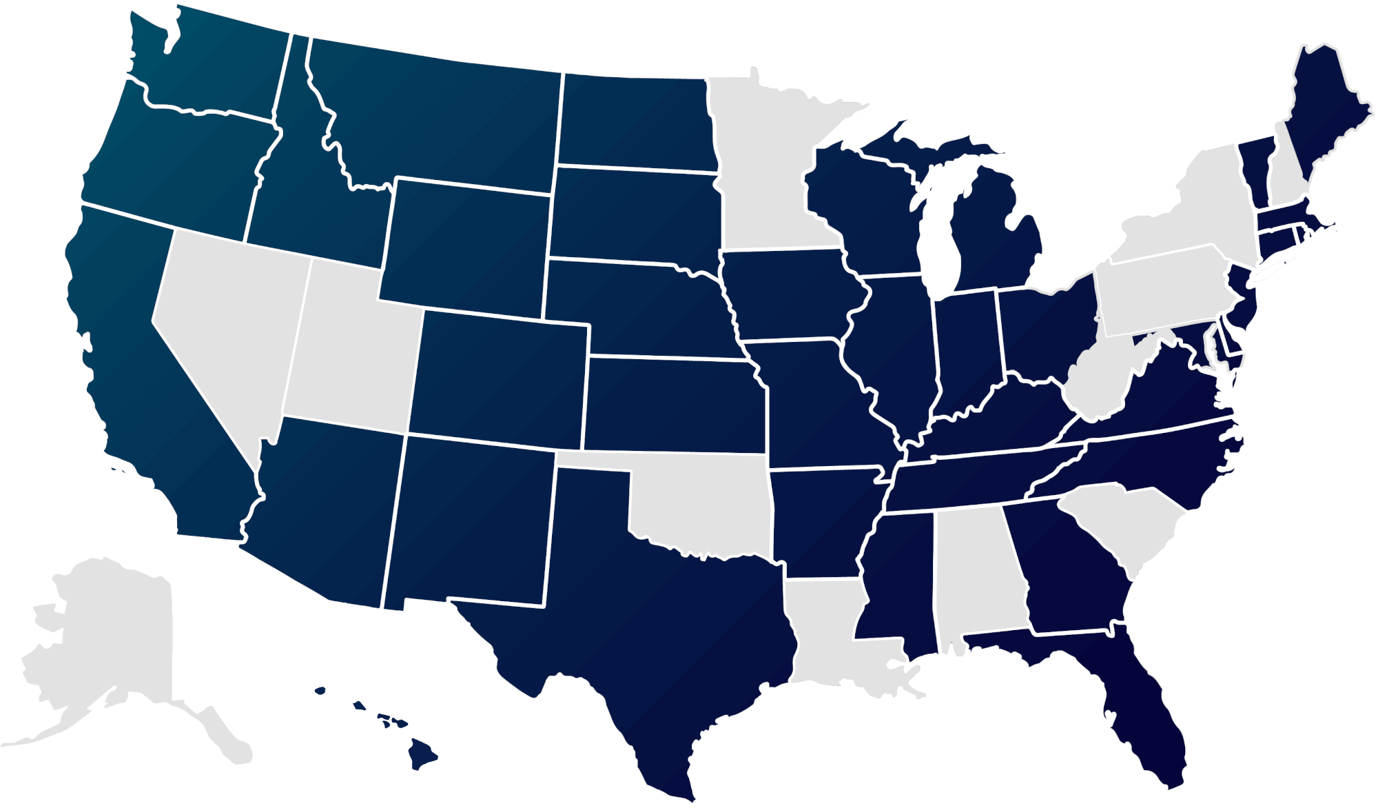 States Included with License Validation
